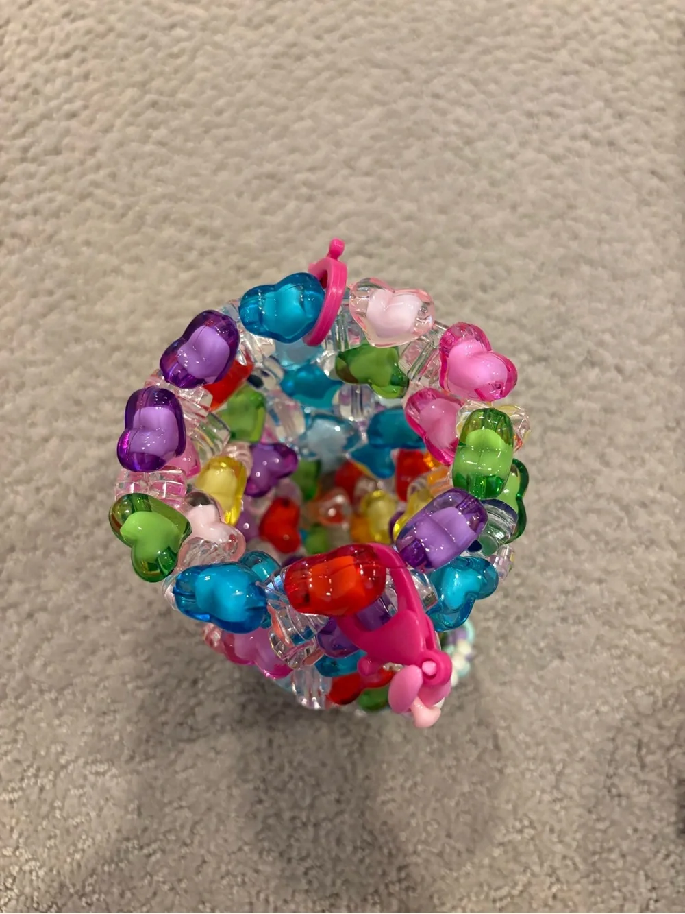 Lola + The Boys, Colorful Heart Beaded Mini Bag